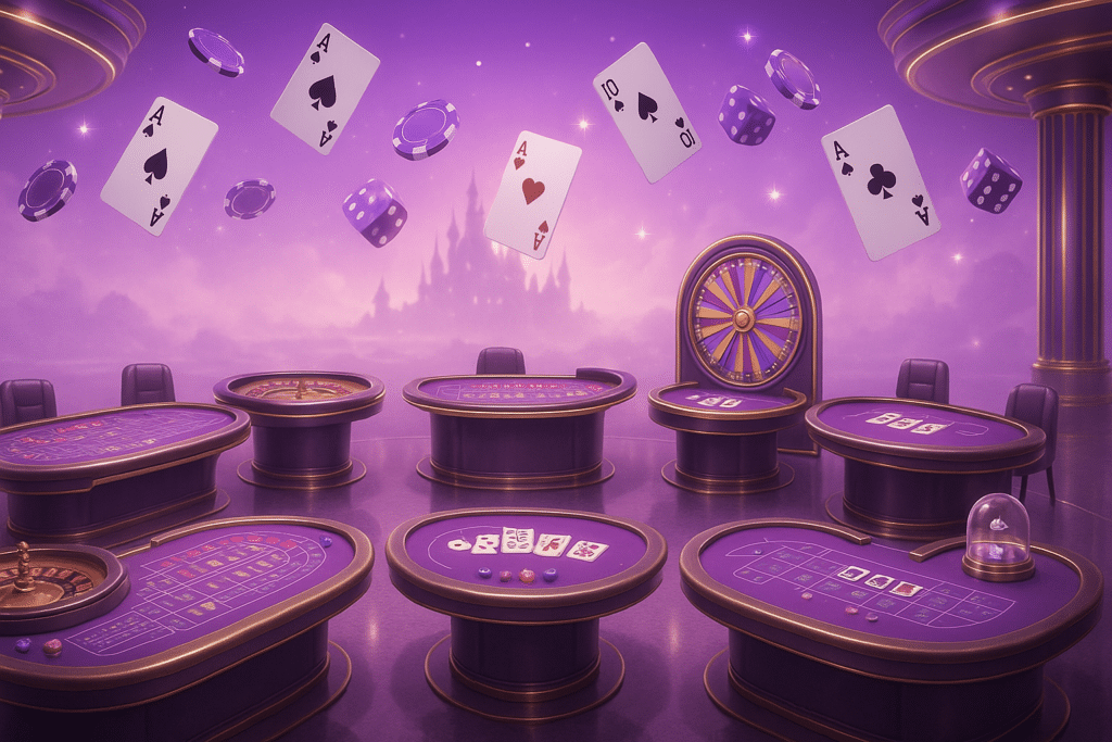 โต๊ะเกม 10 รายการที่ควรลองในคาสิโนสด พร้อมสไตล์การเล่นที่ต่างกัน