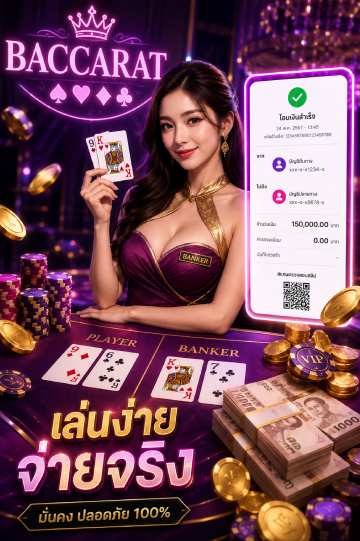 เล่นง่ายจ่ายจริง มั่นคง ปลอดภัย 100%