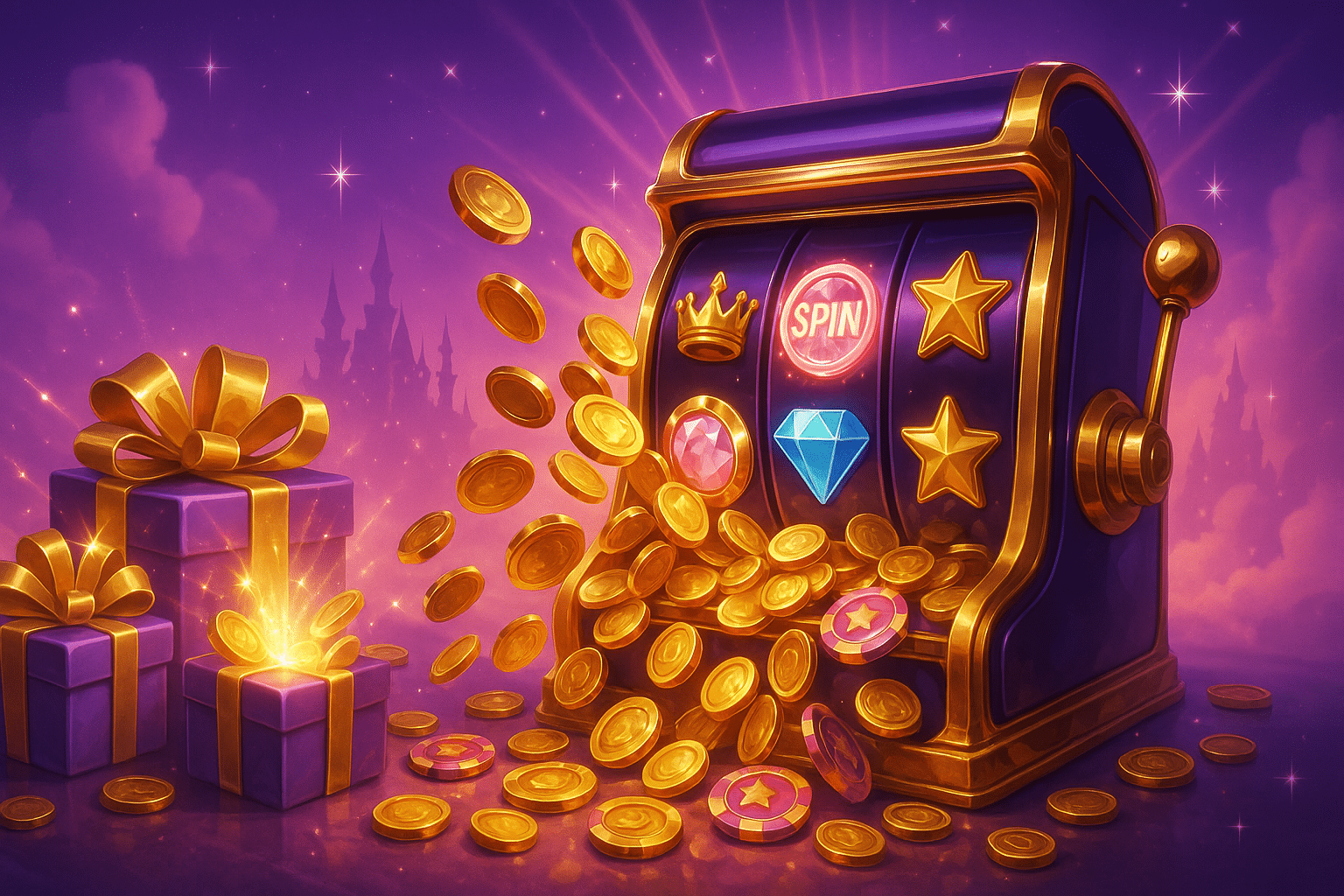 ภาพประกอบโบนัส โปรโมชัน และฟรีสปินที่ห้ามพลาดบน pgcash สำหรับสล็อตแตกง่าย